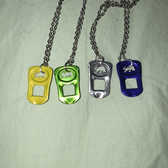 redbull can tab necklaces (silver) - Picture 1 of 1